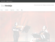 Tablet Screenshot of duoverdejo.com